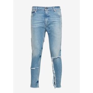 SER.O.YA NATE SKINNY JEAN Men’s UNISEX lightwashed distressed size 33‎